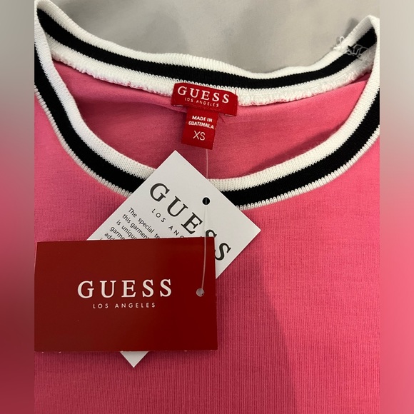 Brand New Guess Pink T Shirt - Picture 3 of 4